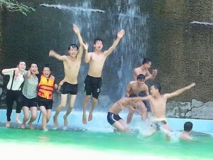 thác nước tại Thanh Lâm